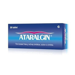 ATARALGIN proti bolesti hlavy, zubov a chrbta 20 tbl