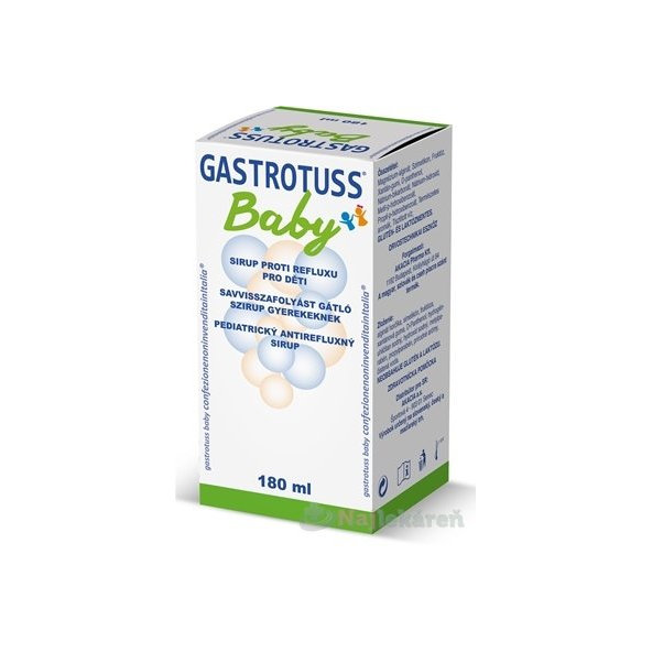 GASTROTUSS Baby antirefluxný sirup 180ml