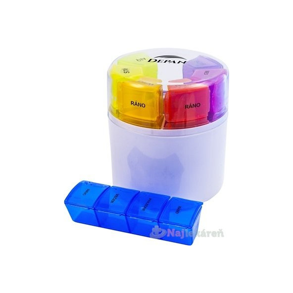 DEPAN Cube Týždenný dávkovač liekov
