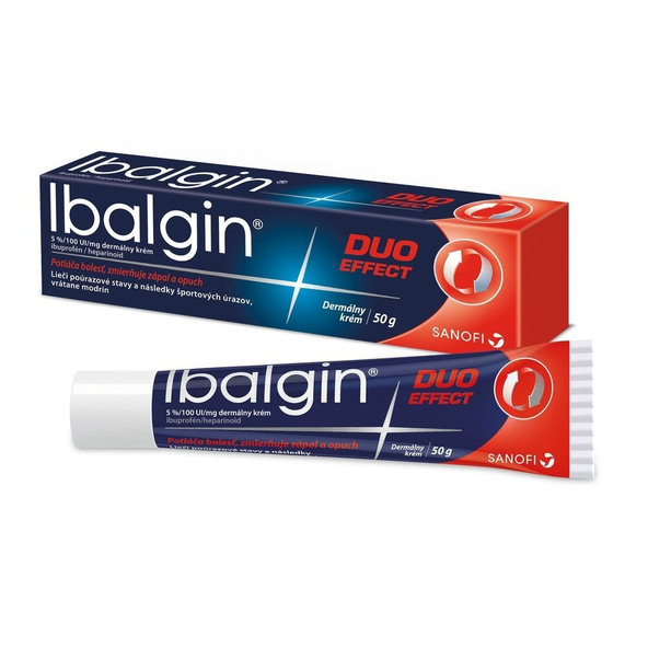 Ibalgin Duo Effect krém tlmí bolesť a zápal 50 g
