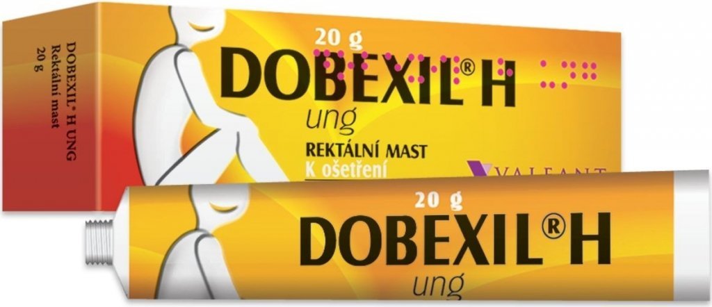 E-shop DOBEXIL H UNG na ošetrenie hemoroidov 20 g