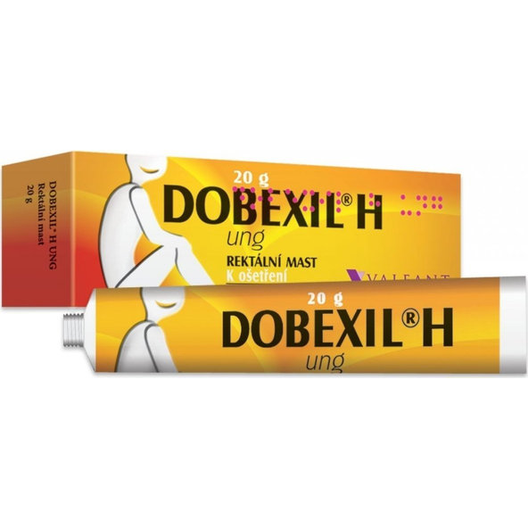 DOBEXIL H UNG na ošetrenie hemoroidov 20 g