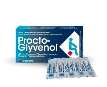 E-shop Procto-glyvenol čapíky proti hemoroidom 10x400 mg