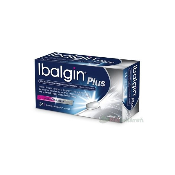Ibalgin Plus na bolesť 24 tabliet