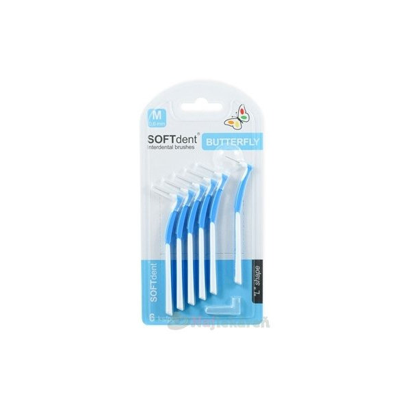 Medzizubné kefky SOFTdent Butterfly M 0,6 mm