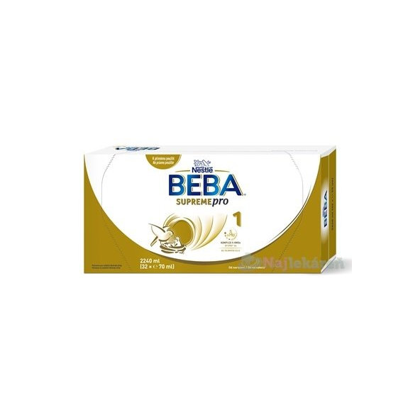 BEBA SUPREME pro 1 (od narodenia), 32x70 ml , tekutá mliečna výživa