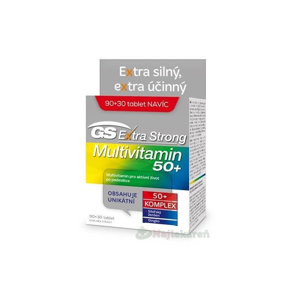 GS Extra Strong Multivitamín 50+
