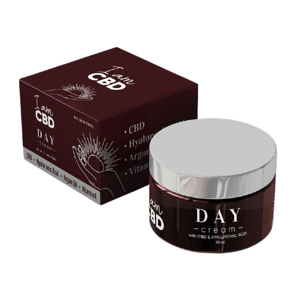 I am CBD denný krém s CBD a kyselinou hyaluronovou 50ml