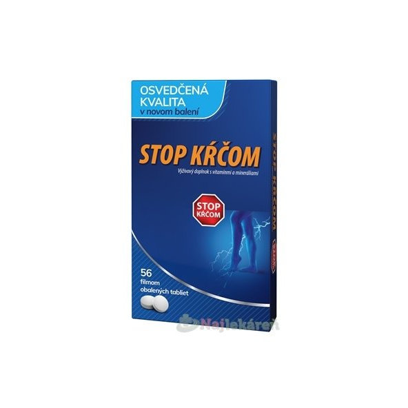 STOP KŔČOM pri svalových kŕčoch 56 tabliet