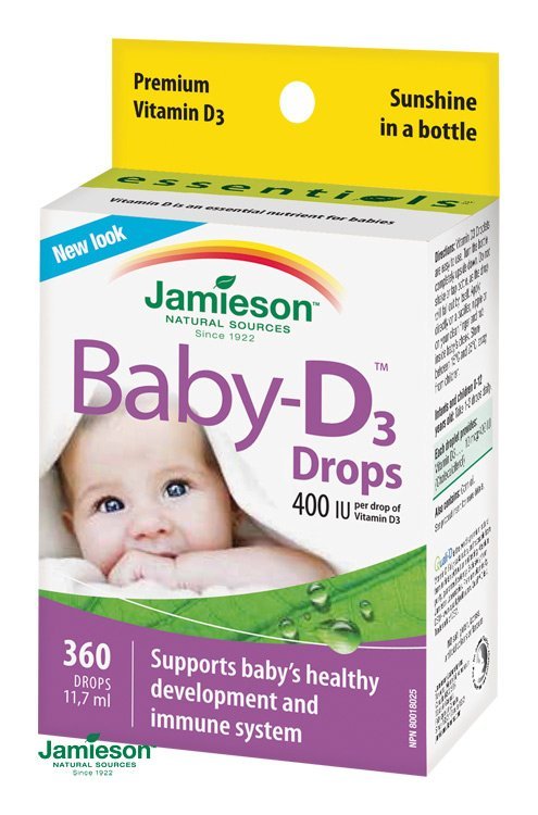 E-shop Jamieson Baby-D™ Vitamín D3 400 IU kvapky 11,7 ml