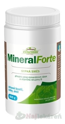 E-shop VITAR Veterinae Mineral Forte minerály pre psov a mačky 800g