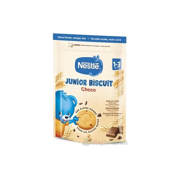 Nestlé JUNIOR Čokoládové sušienky, 150g