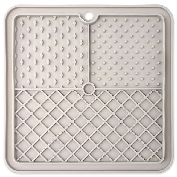 Podložka lízacia Epic Pet Lick&Snack štvorec svetlo šedý 20x20cm