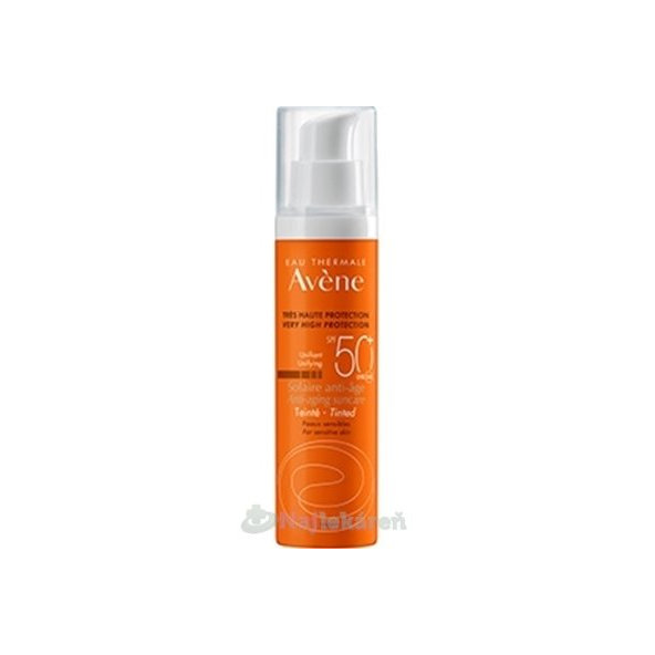 AVENE Slnečný tónovací anti-age SPF 50+ pre citlivú pleť 50ml