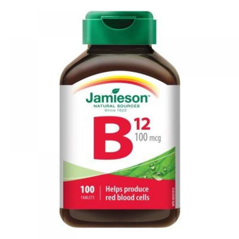 E-shop Jamieson Vitamín B12 metylkobalamín 100 mcg 100 tabliet