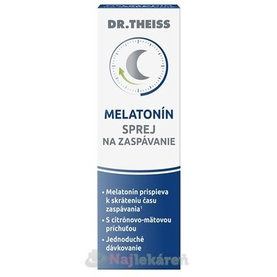 Dr.Theiss MELATONÍN SPREJ na zaspávanie s citrónovo-mätovou príchuťou 30 ml