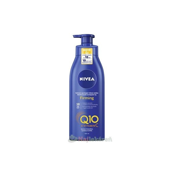 NIVEA Spevňujúce telové mlieko Firming Q10+Vit.C, 400ml