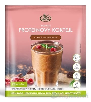 E-shop EXPRESS DIET PROTEINOVÝ KOKTEIL čokoláda-malina, 60g