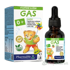 PHARMALIFE GAS 0+ citrónová príchuť 30 ml