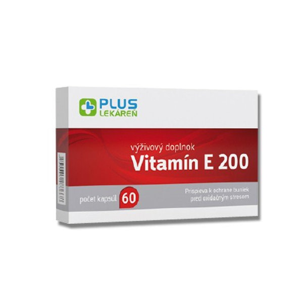 Plus Lekáreň Vitamín E 200 60 cps