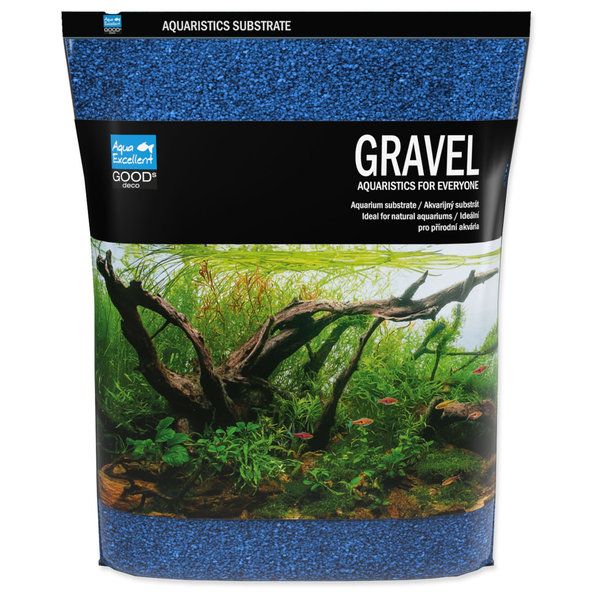 Piesok Aqua Excellent ľadovo modrá 1,6-2,2mm 3kg