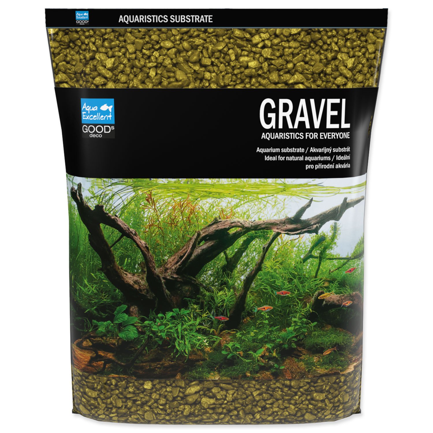 Aqua Excellent piesok neapolská žltá 3-6 mm 3 kg