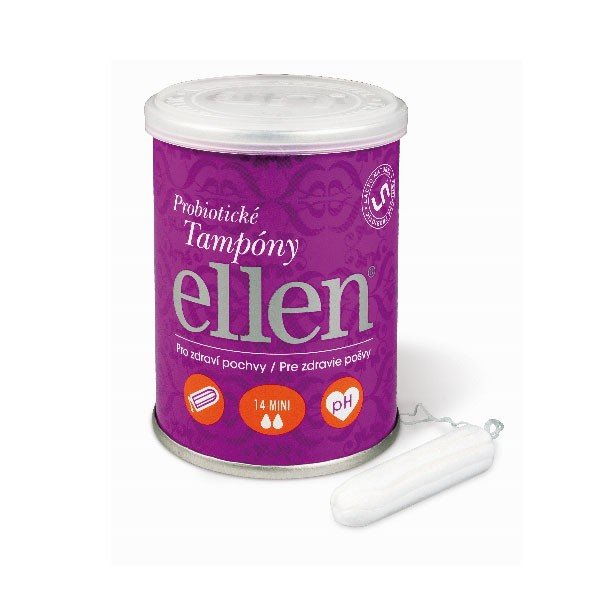 Probiotické tampóny Ellen mini 14ks