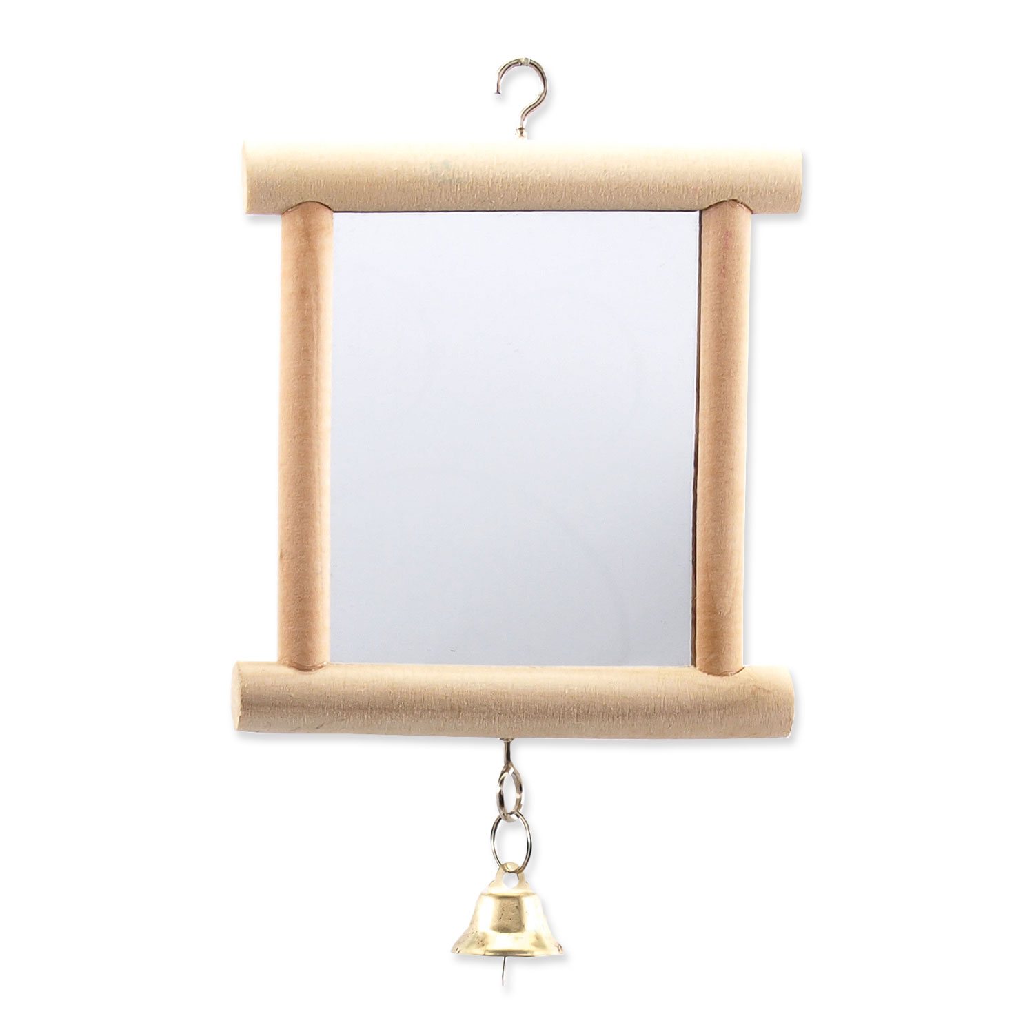 Hračka Bird Jewel zrkadlo s rolničkou 13x10cm