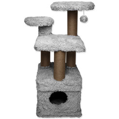 Škrabadlo/Odpočívadlo MC Amsterdam šedé 100x52x67cm