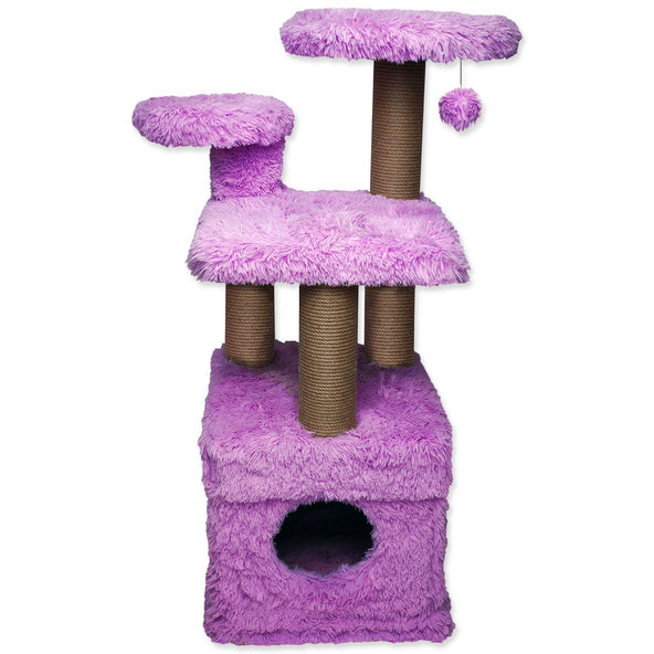 Škrabadlo/Odpočívadlo MC Amsterdam fialové 100x52x67cm