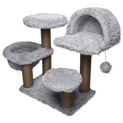 Škrabadlo/Odpočívadlo MC Milano šedé 75x65x108cm