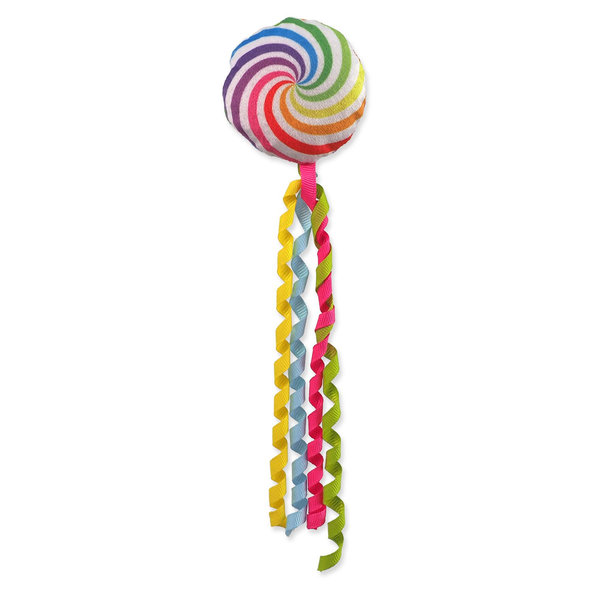 Hračka Magic Cat Rainbow Relax koliesko šuštiace s kocúrnikom dúhové 7cm