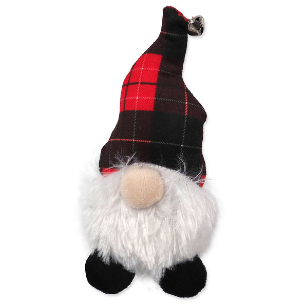 Hračka Magic Cat Winter Tale trpaslík so šantou čapice červeno-čierna 15cm