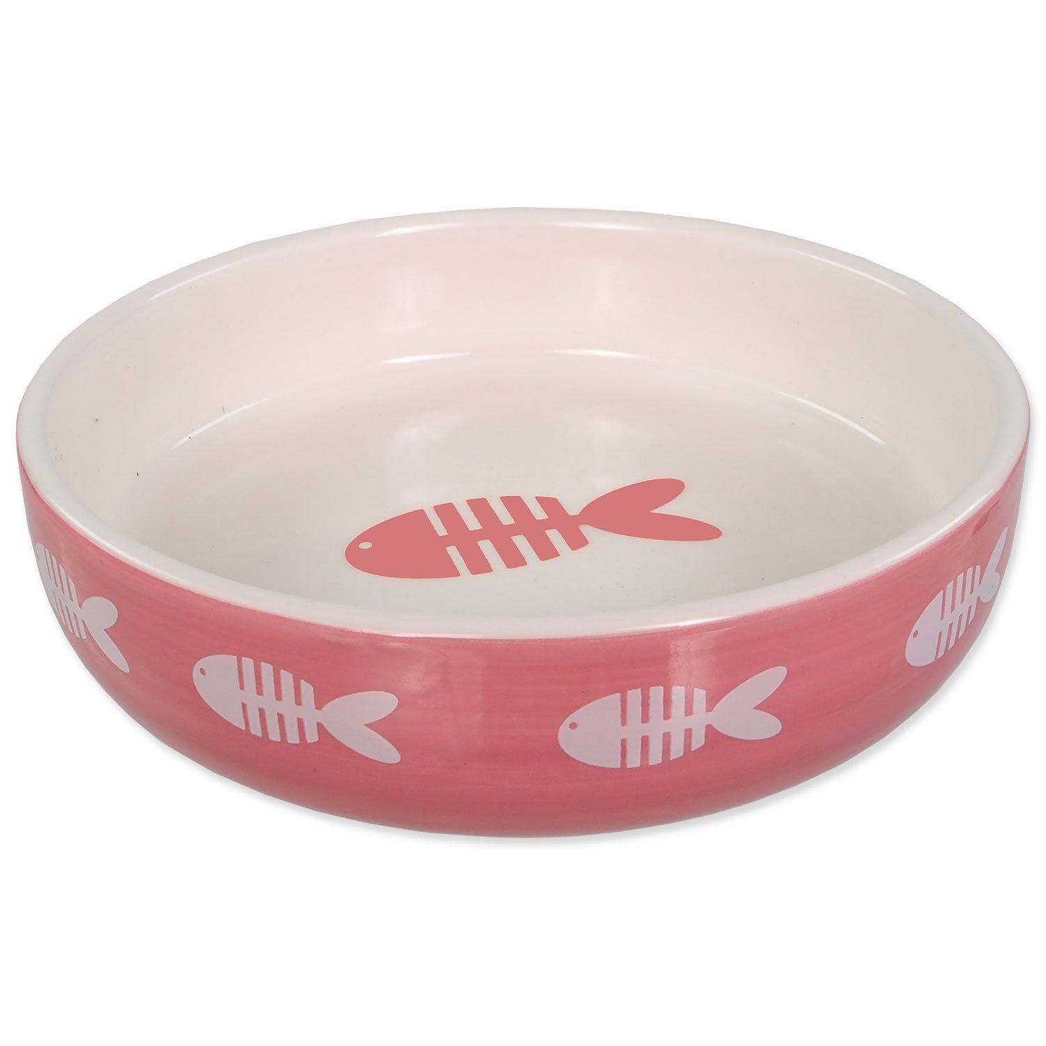 Miska Magic Cat keramická potlač ryba ružová 13x4cm 260ml