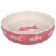 Miska Magic Cat keramická potlač ryba ružová 13x4cm 260ml