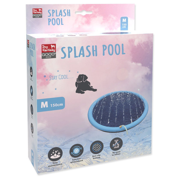 Bazén plytký Dog Fantasy s vodnými tryskami 150cm