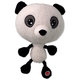 Hračka Dog Fantasy Big head panda plyšová pískacia 30cm