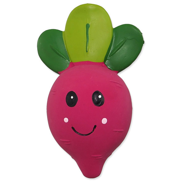 Hračka Dog Fantasy Latex zelenina repa so zvukom 14cm