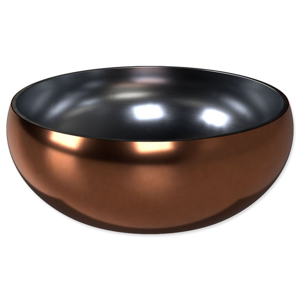 Miska Dog Fantasy s dvojitou stenou rosegold 18cm, 1200ml