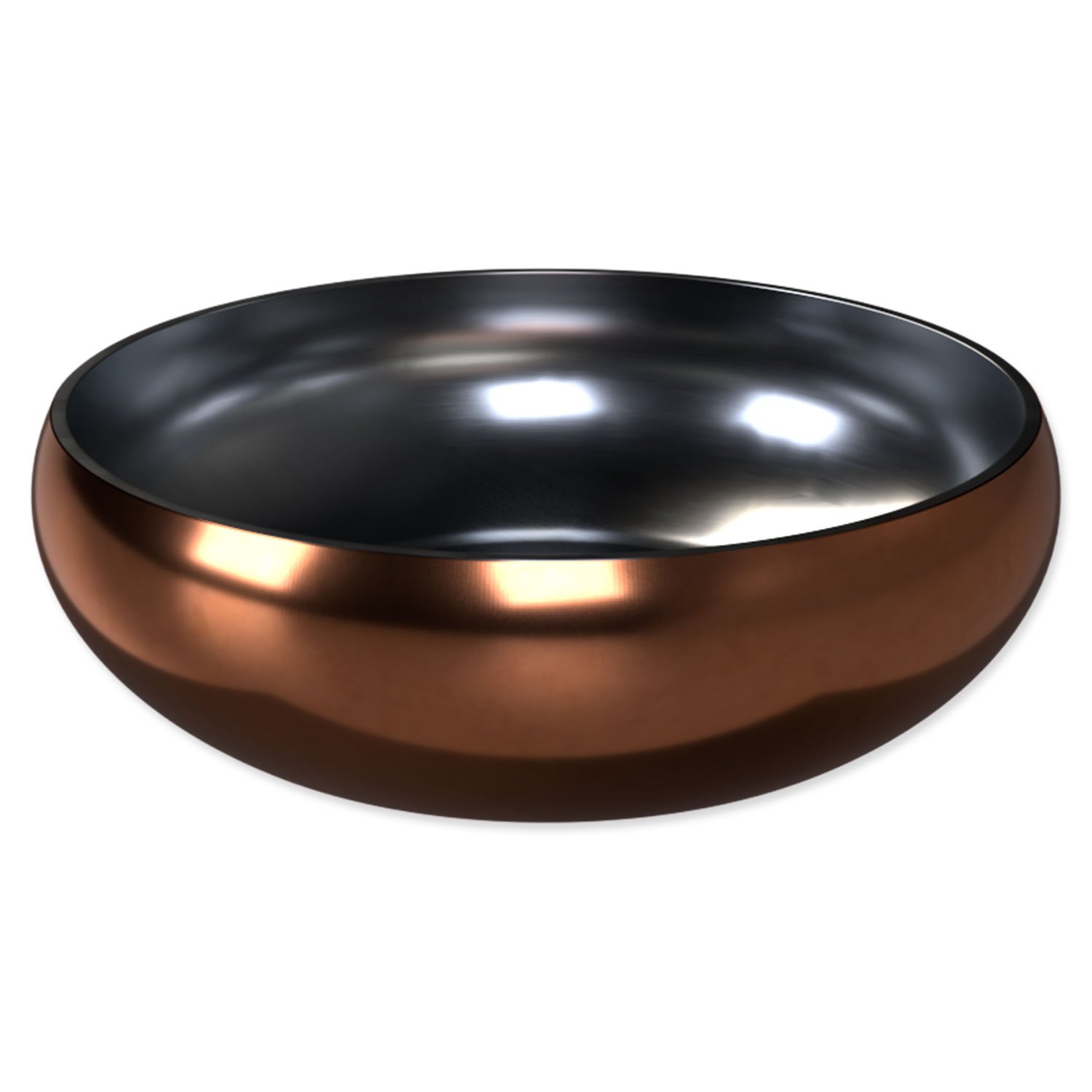 Miska Dog Fantasy Miska s dvojitou stenou rosegold 22cm, 2100ml