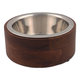 Miska Dog Fantasy nerez v dreve, rovná 400ml