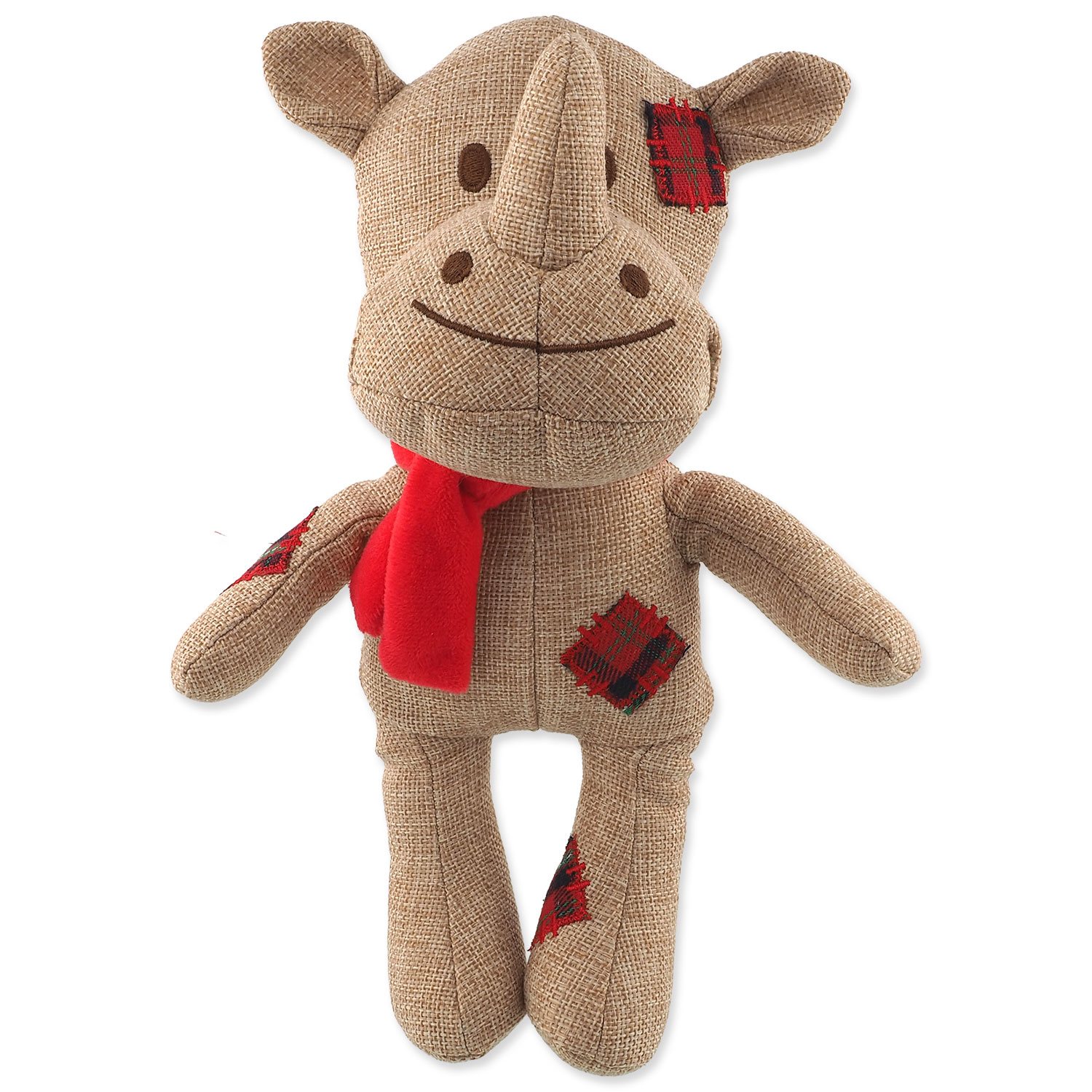 Dog Fantasy Hračka Winter Tale Nosorožec juta pískacia 25cm