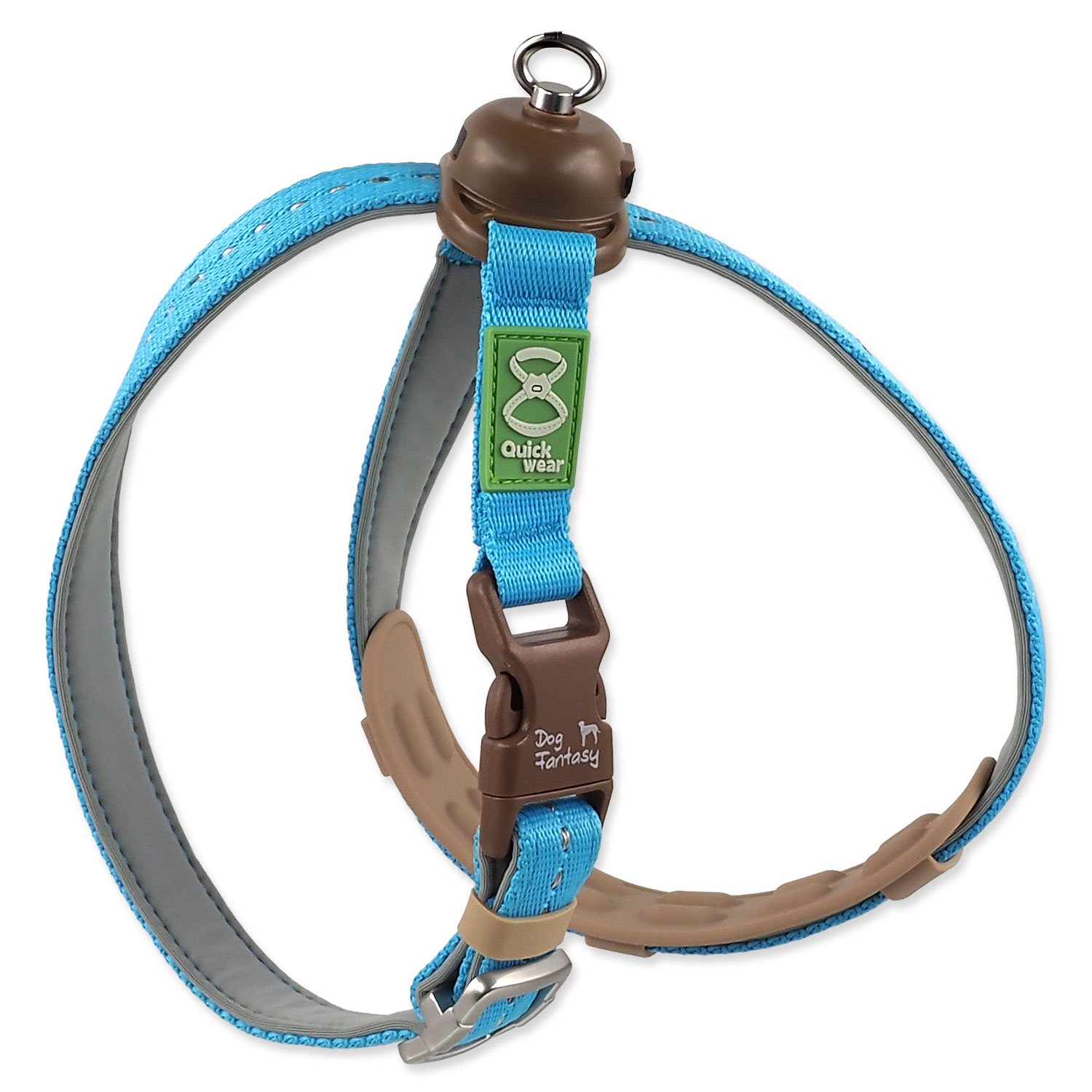 Postroj Dog Fantasy LED 8'Style nabíjací S/M 90cm