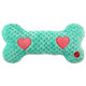 Dog Fantasy Cuddle Hračka pre psy vyhrievaná kosť tyrkysová 30 cm