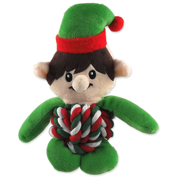 Dog Fantasy Winter Tale Hračka pre psy pískací škriatok 20 cm