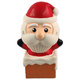 Dog Fantasy Winter Tale Hračka pre psy pískací Santa 12 cm