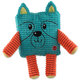 Dog Fantasy Cuties Štvorcové zvieratko pre psy zelené 17,5 cm