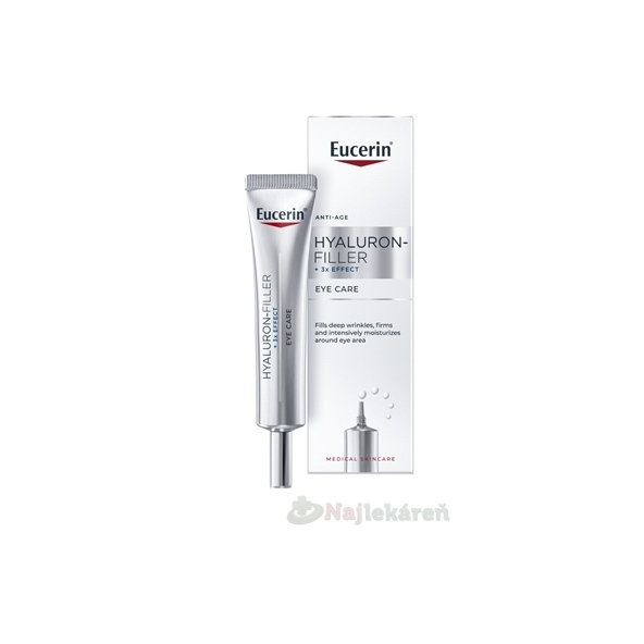 Eucerin HYALURON-FILLER 3xEFFECT očný krém SPF15 15ml