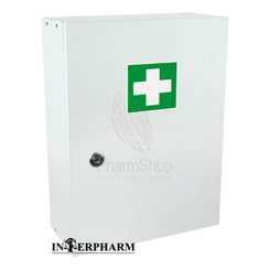 Nástenná lekárnička drevená -obal B/biely