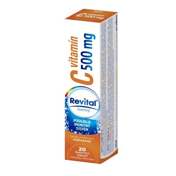 E-shop REVITAL Vitamín C 500 mg pomaranč 20 tbl